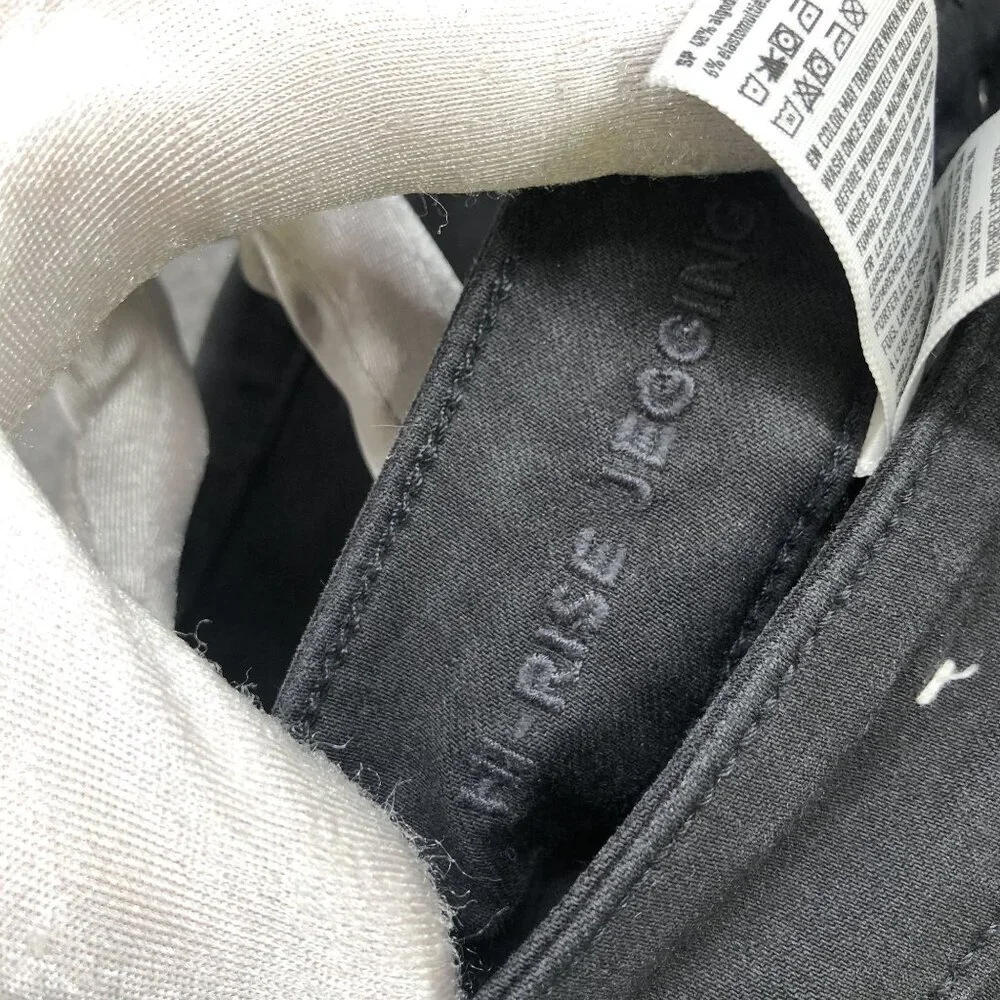 American Eagle Hi-Rise Jegging Womens‎ 0 Short Black Skinny